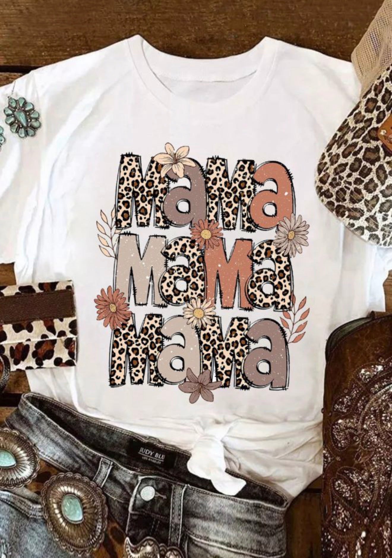 White Mama Tee