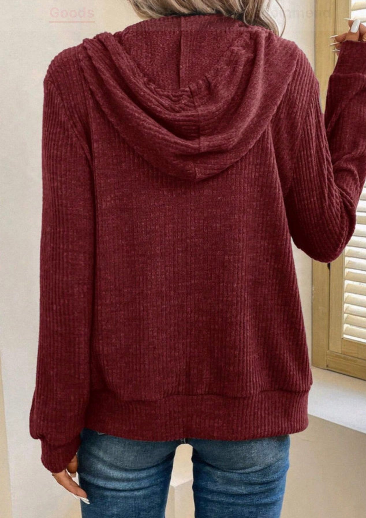 Lightweight zip up hoodie