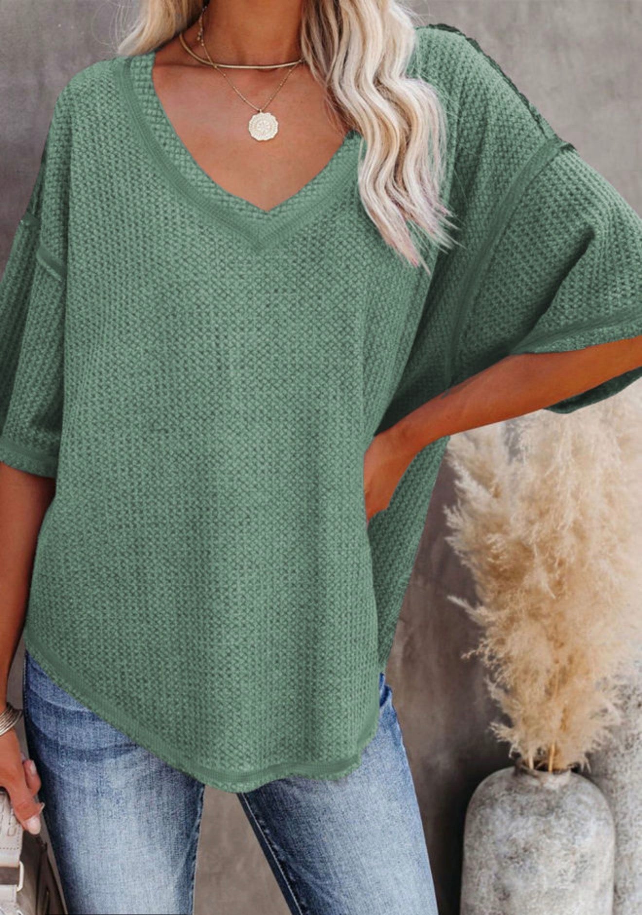 Exposed Seam textured Tee