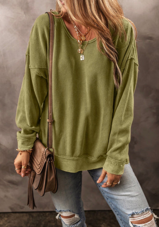 Texture Seam Drop Shoulder