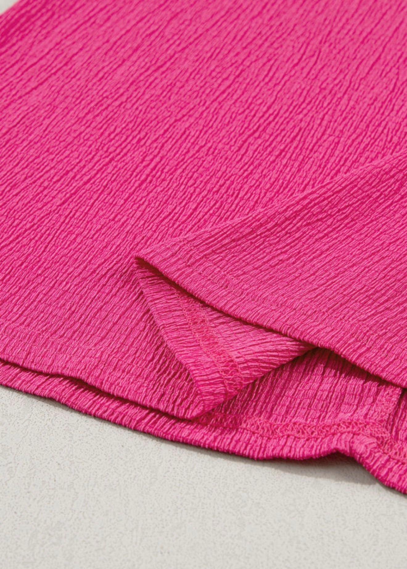 Wide sleeve V Neck Tee