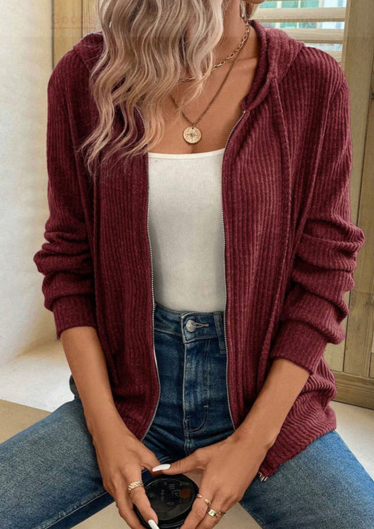 Lightweight zip up hoodie