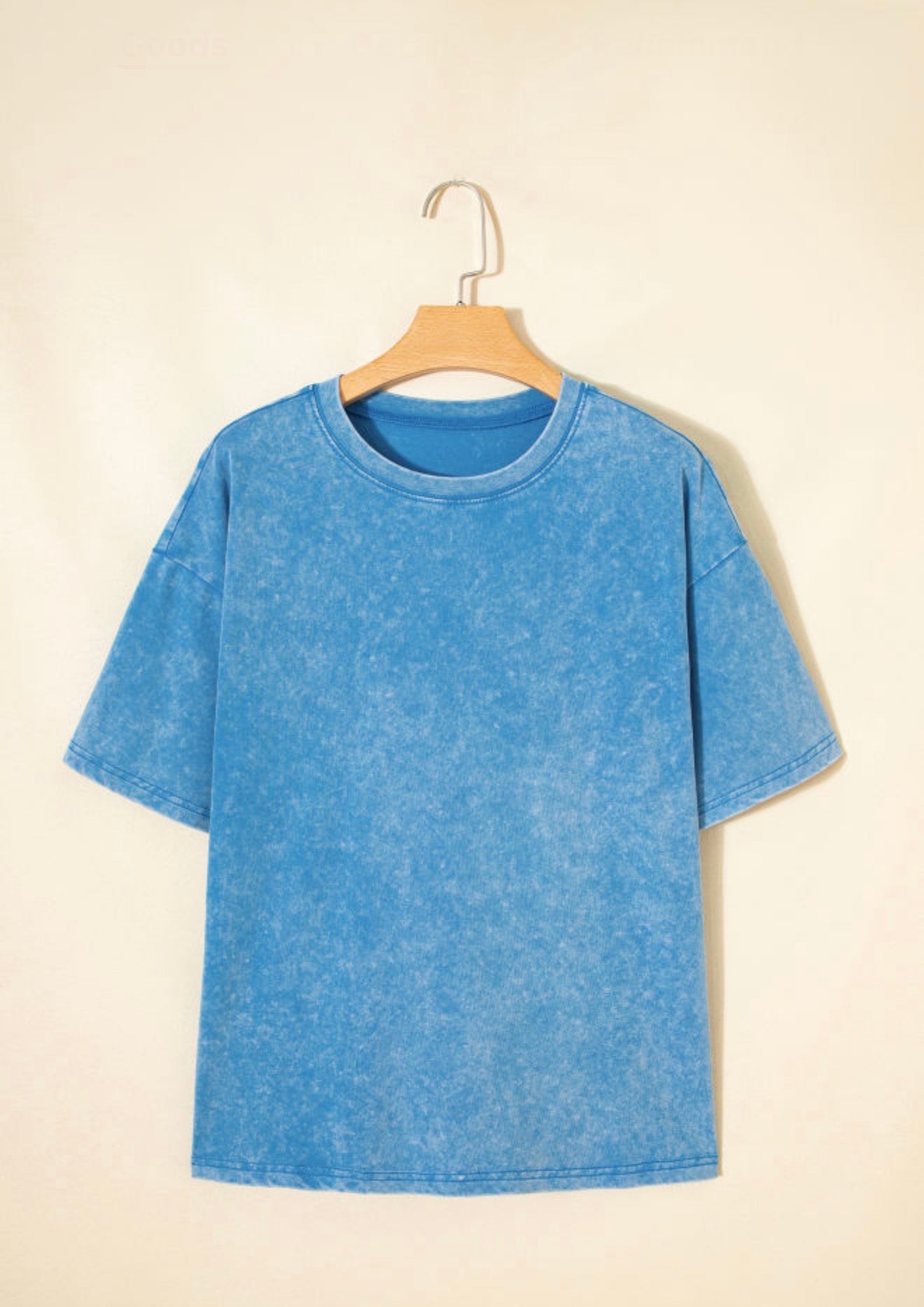 Blue Mineral Wash Tee